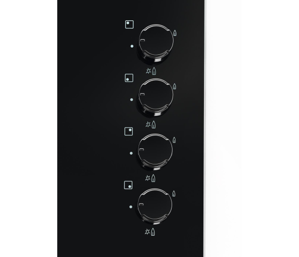 Płyta gazowa Electrolux EGG6407K Gas on Glass Żeliwne ruszty Czarny - 447315 - zdjęcie 2
